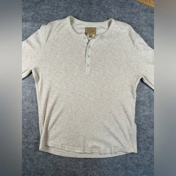 Lucky Brand Mens Medium long-sleeve Henley T-shirt - Picture 1 of 6